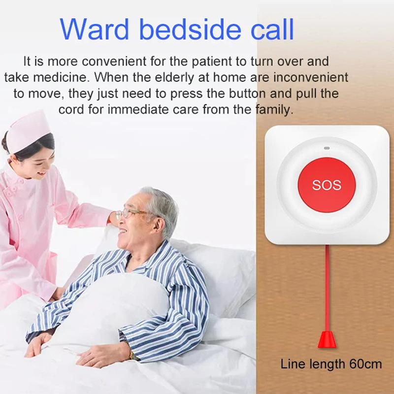 SOS Alarm Button for Elderly - WiFi Remote Control Via Tuya App