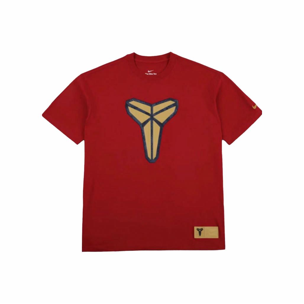 Nike Brand Logo Fashion Icon Red Crew Neck T-Shirt for Men M
