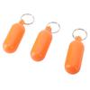 3PCS Floating Keychain Stainless Steel ABS Waterproof Key Holder Boating Key Chain for Fishing Surfing Sailing Outdoor