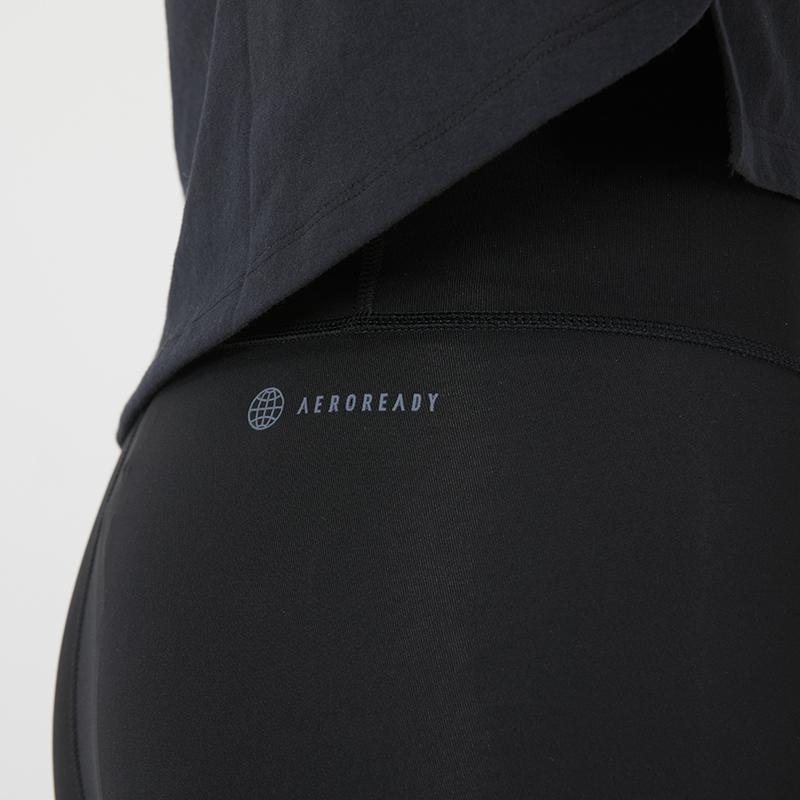 adidas Breathable Casual Fitness Leggings Women Bottoms Black H64225