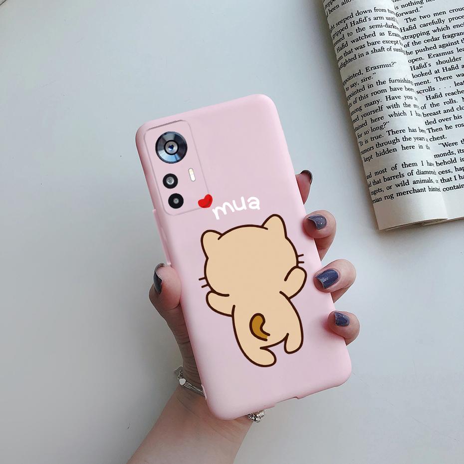 For Xiaomi 12T Case Soft Silicone Cute Cat Cartoon Protective Cover For Xiaomi 12T Pro 5G Phone Cases Mi 12 T 12TPro 2022 Fundas