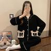 Korean Version of Simple Style Solid Color Pajamas Women's Spring and Autumn Long-sleeved Trousers Suit, Student Dormitory Can Go Out Loungewear