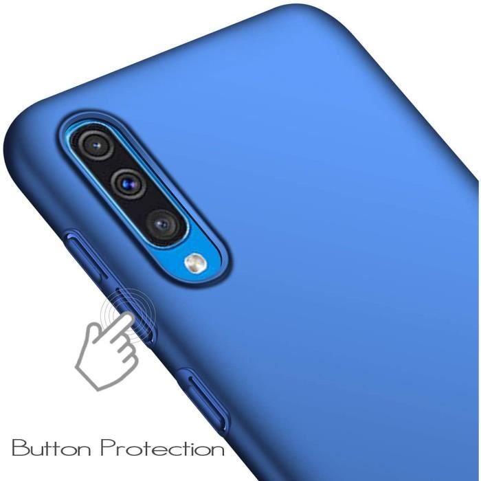 Coque de Protection - PROSHOP - Samsung Galaxy A70 - Souple - Antichoc - Couleur Bleu