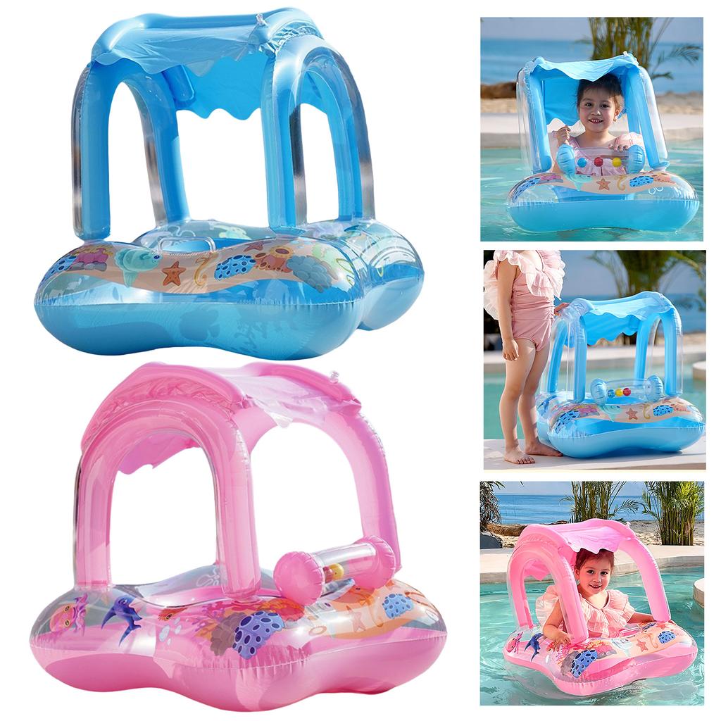Safety Baby Cartoon Float Swim Ring Inflatable Infant Kids Swimming Pool Rings Water Toy Swim Circle for Kids Swim