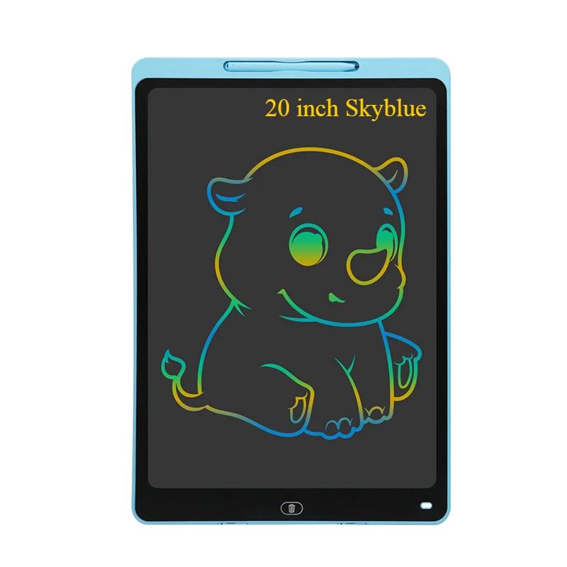 16/20 Inch Magic LCD Writing Tablet with Pens Kids Drawing Board Age 3-8 Reusable Montessori  Educational Toy for Children Gift