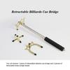 Removable Bridge Head Telescopic Billiards Pool Cue Stainless Steel Pool Table Cue Stick Bridge
