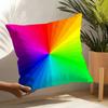 Rainbow Pillow Case Linen Cushion Covers For Decorative Sofa Home Pillows Case Car Chair Pillows Cases