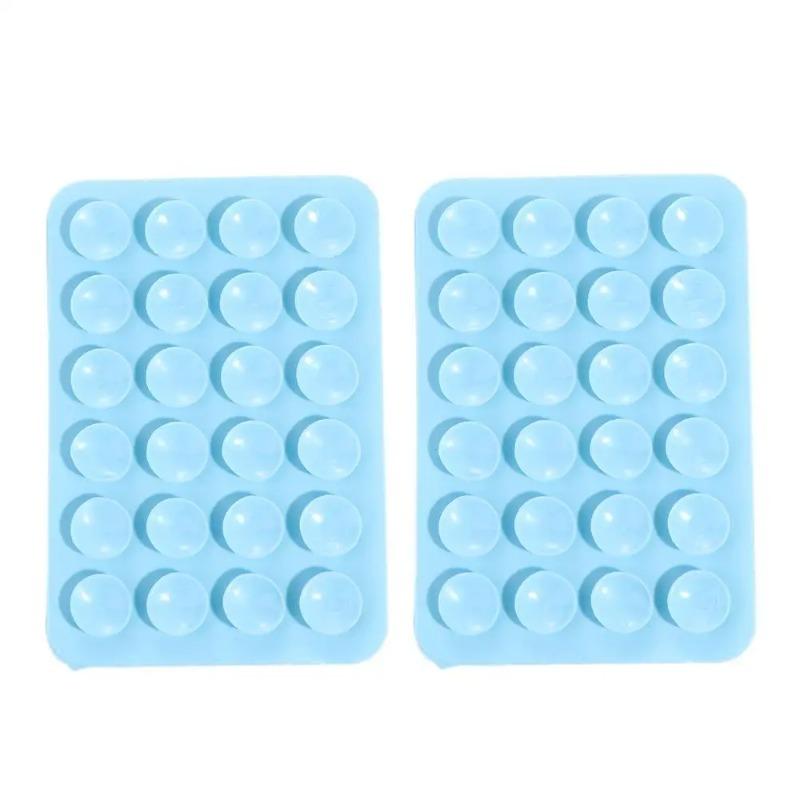 

1/2шт. Сильный держатель для телефона, клейкий силиконовый чехол с присоской, крепление для телефона, противоскользящее, без помощи рук, липкое крепление для сотового телефона Sky Blue 2PCS