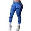 HNYHWKR Seamless Tie-Dye High-Waist Yoga Leggings: Stretch, Butt-Lift, Sweat-Wicking.