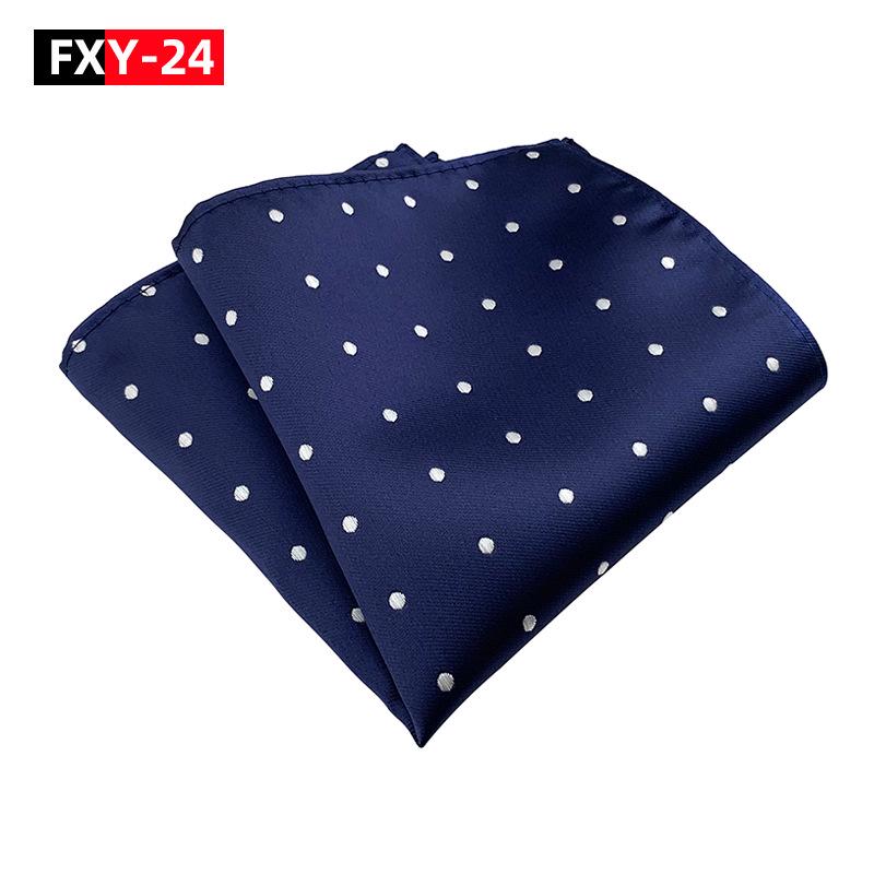 Men's Polka Dot Pocket Square Handkerchief - Stylish Suit Accessory