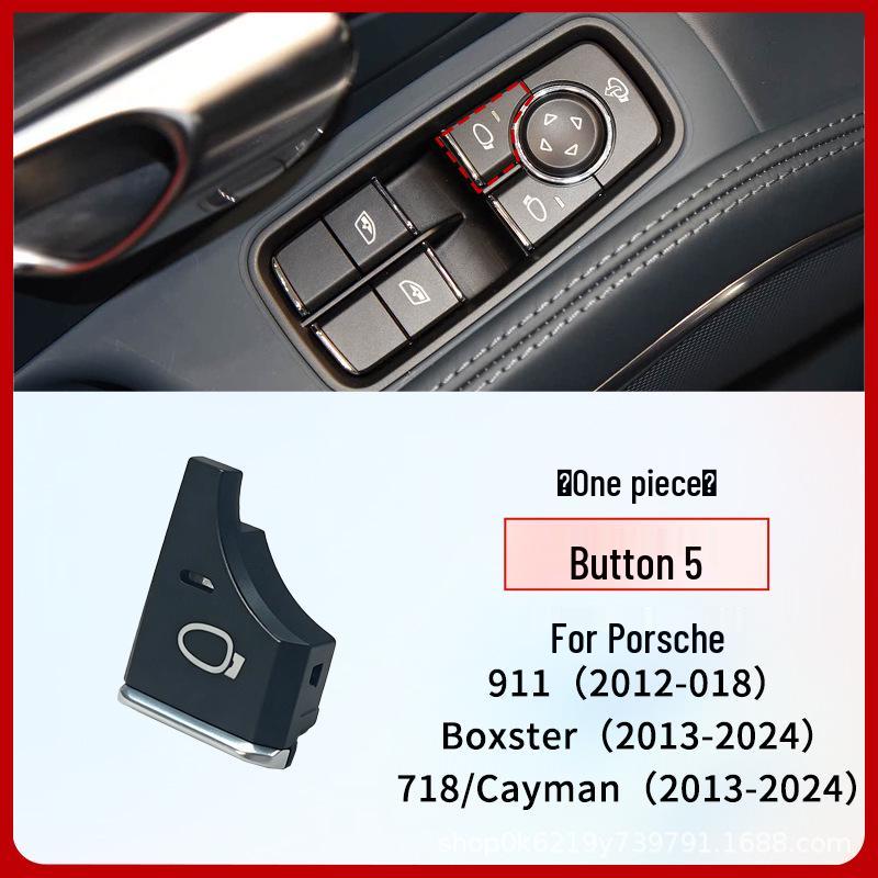 Compatible with Porsche 911 Coupe, 718 Cayman, and Boxster Window Glass Lifter Button