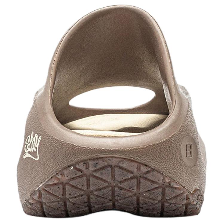 New LiNing Yun You Slay Slip Resistant Abrasion Resistant Slide Slippers Unisex Brown AZSV021-1