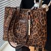 Large Capacity Commuter Bag, Casual Retro Crossbody Bag, College Student's School Tote Bag