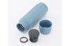 Tiger Water Bottle 300ml with Lightweight Mug Vacuum Insulated Smoky Blue Cup, Bottle, Bottle, Heat/Cold MSK-A030AS