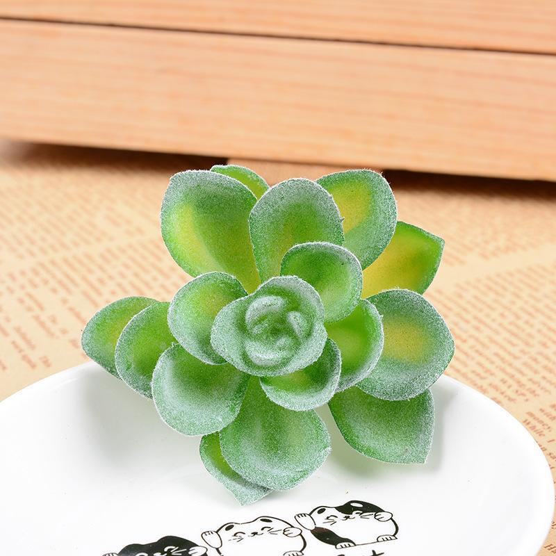 Diy Simulated Succulent Plant Hair Planting, Mini Fake Succulent Bonsai With Flowers, More Than 20 Styles Of Bn1