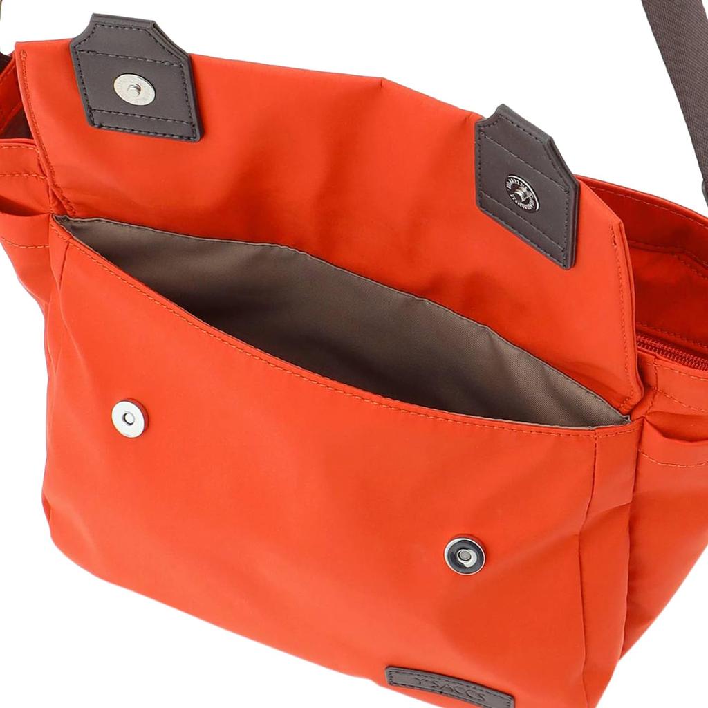 Umhängetasche Doppelklappe Reise-Umhängetasche für Damen 2004102 Hellgrau [Isaac] (12)