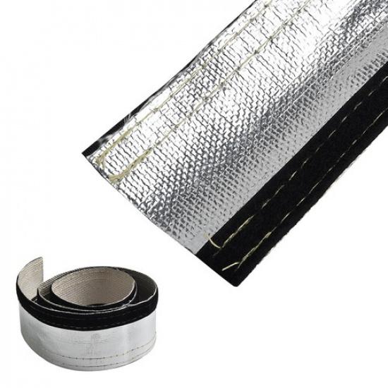 Metal Heat Shield Sleeve Ulated Oil Line Air Intake Wire Hose Cover Wrap Tube