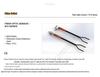 Zhonglian M3M4M6 Dual Display Fiber Optic Sensor with D3 Miniature Probe and Through-beam Diffuse Reflection Amplifier