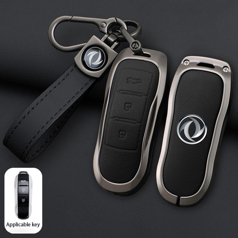 Zinc Alloy Car Key Case for Dongfeng Fengguang DFSK Glory 580 Fengon Ix5 Ix7 Seres 3 Sf5 Remote Cover Shell Keychain Holder Fob