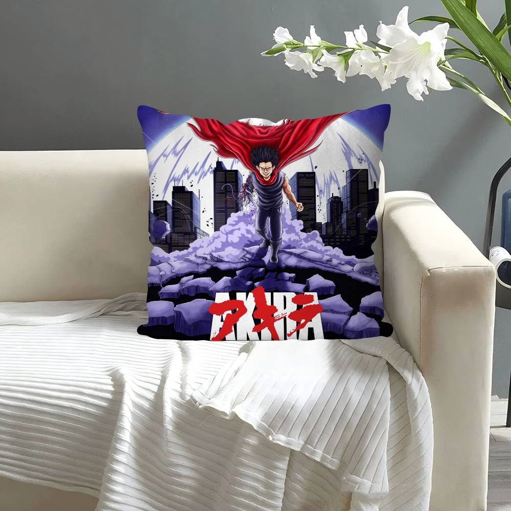 Akira Anime Pillow Case Square Pillow Bedroom Sofa Leisure Comfort Cushion Car Living Room Home Decoration