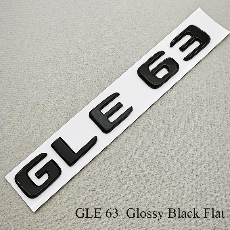 AAL1 Car Sticker GLE63 GLE63S Letters Logo Rear Trunk Emblem Decals Mercedes-Benz AMG W167 C167 Auto Accessories