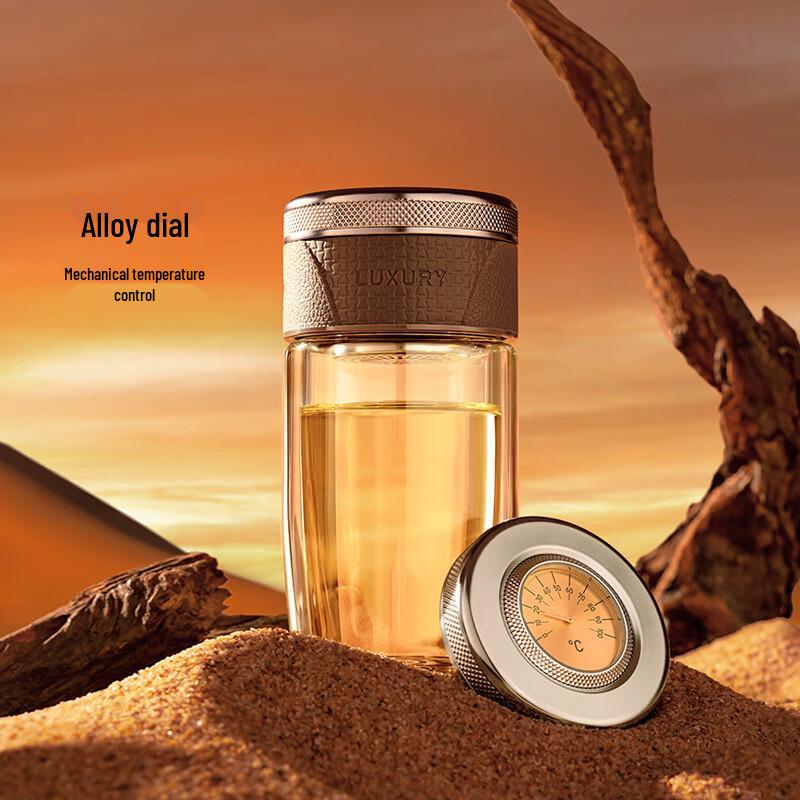 KAILIN Double-Layer Glass Tea Infuser Bottle