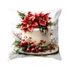Christmas Decorations Pillowcase Printed Polyester 45X45Cm Throw Pillowcover Decorative Sofa Cushion Pillowslip Home Decor