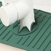 Ripples Faucet Splash Draining Countertop Protector Water Catcher Mat Faucet Mat Sink Splash Pad
