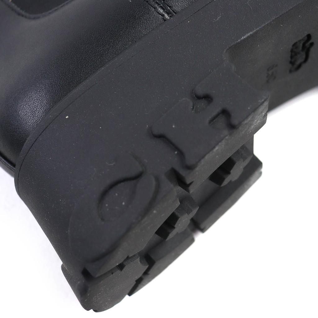 Excellent COACH short boots Lead Booties Side gore ankle boots black 6.5 CM588 Used