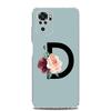 Flower Letters S Phone Case For Xiaomi Redmi Note 15 14 13 12 4G 10 11 Pro Plus 5G 14C 13C 12C 10C Clear Cover