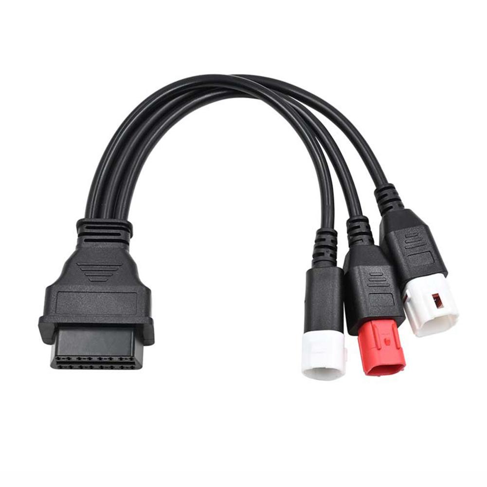 Car Male To Female 3pin 4pin For Yamaha 6pin For Honda To 16pin OBD 2 Extension Cable Electrical Equipment