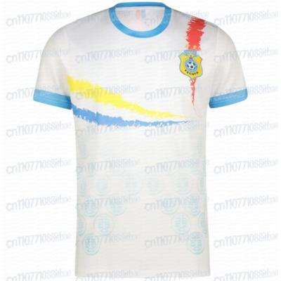 Popular Congo Blue Football Jersey for Summer, Congo National Jersey, Quick Drying T-shirt, 3D Printed Family T-shirt for Summer