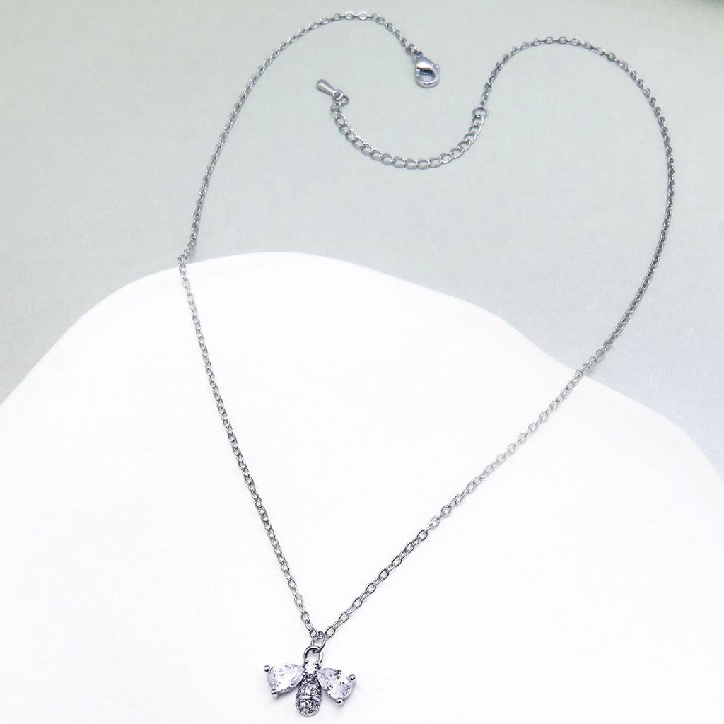 New Niche Little Bee Pendant Necklace Ins Versatile Jewelry for Women