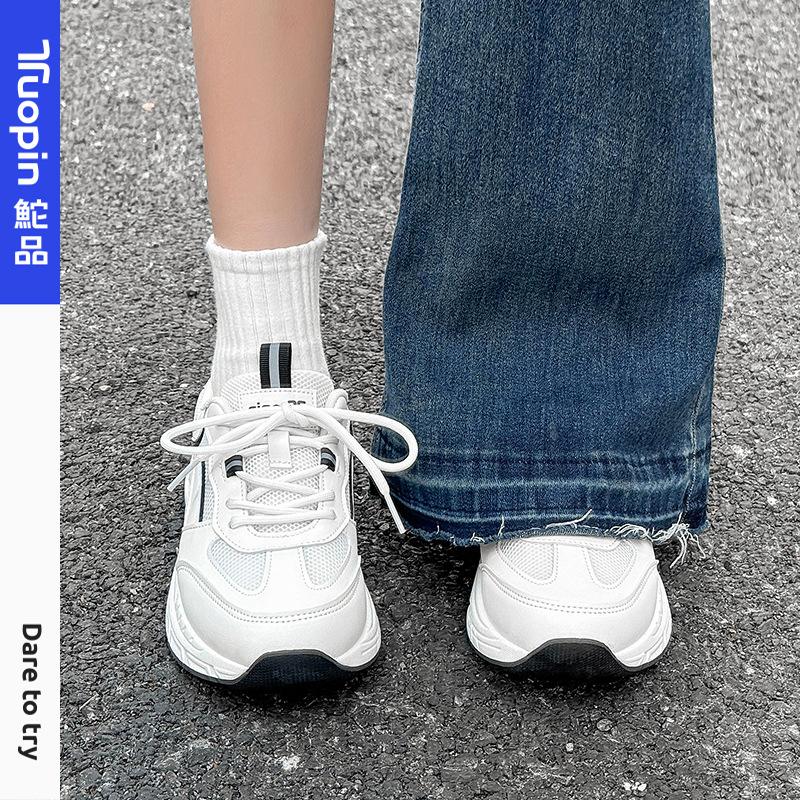 

Forrest Gump shoes platform shoes women s spring 2025 new heightening versatile white shoes casual sports shoes 40
