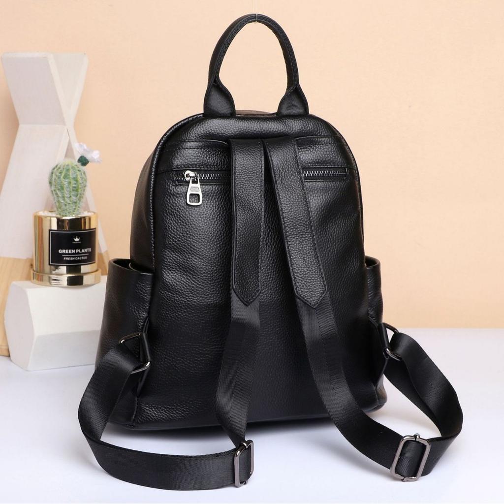 Cowhide Women's Backpack, Fashion Travel Bag, Diamond Women's Bag, Travel Duffel Bag