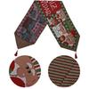 New Christmas Themed Knitted Tablecloth Decorative Items with Creative Design Printed Retro Cute Table Mat Ornaments
