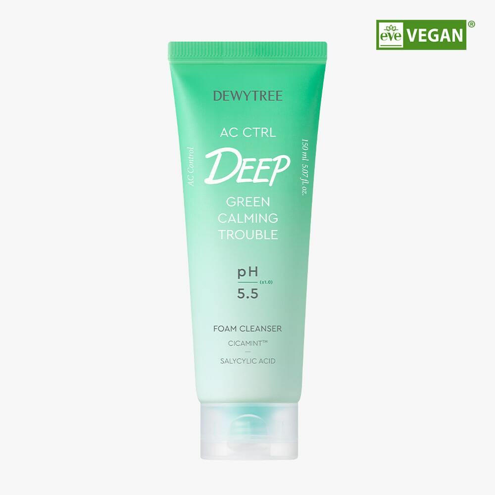 

Dewytree AC CTRL Успокаивающая очищающая пенка Deep Green Deep Green, 150 мл