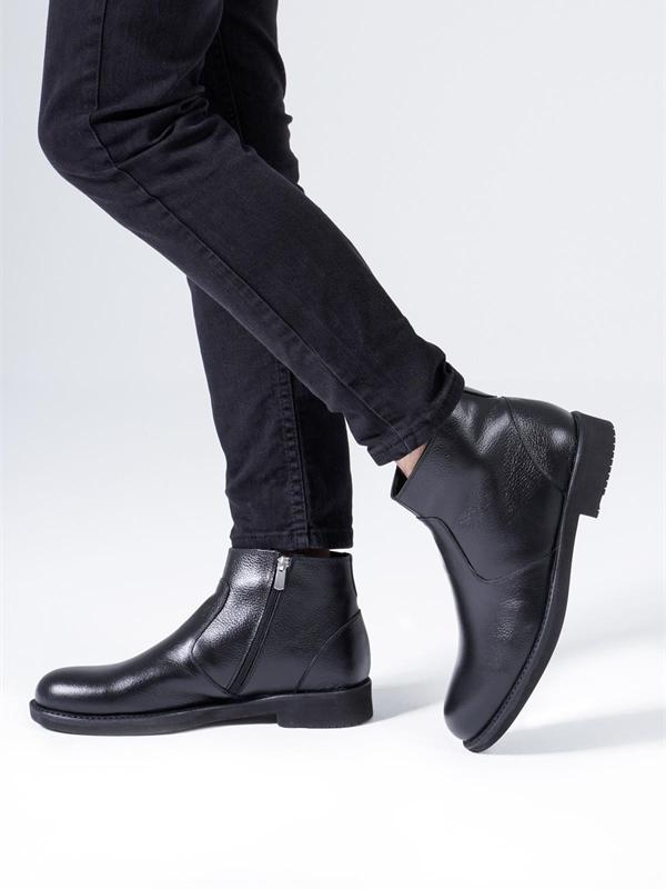 Buy Callizio Men Genuine Leather Classic Boots with Zipper New Season