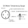 Dynoracing Car 2" 52mm 40-140 Celsius Oil Temp Gauge 7 Colors LED Oil Temperature Meter High Speed Motor With Sensor BX101490