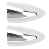 1 Pair Stainless Steel Clam Shell Vent Polished Marine Wire Cable Vent Cover for Yacht Boats Fishing Boats 100mm 3.93in