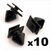 10x Door Side Moulding Plastic Trim Clip/Bumpstrip Rubstrip For Peugeot 406, Citroen (OEM: 856534)
