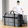 Large Capacity Clothes Storage Bag Double Zipper Quilt Storage Bag Duffel Bag  Closet Organization