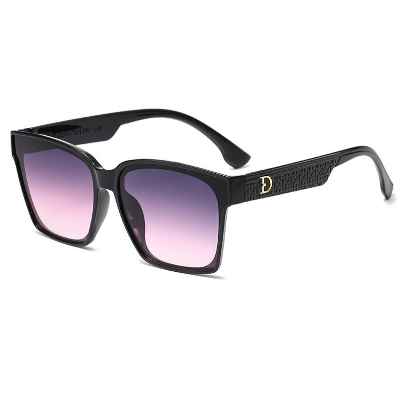 

NEW Brand Sun Glasses Women s Square Classic Large Glasses Frame Fashion Style Men s Rectangular Letter Design Retro Style Sun Eyeglasses UV400