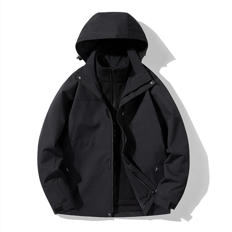 

Bird s Style Unisex 3-in-1 Windproof Waterproof Fleece-Lined Mountaineering Jacket. XL