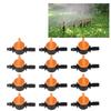 50pcs PP Drip Irrigation Valve 4/7mm Micro Tubing Compact Drip Irrigation Switching Valve Mini 6mm Outer Diameter