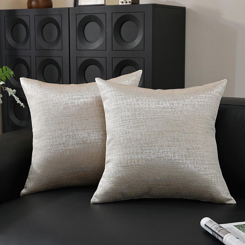 Light Luxury Ice Silk Cooling Pillowcase & Cushion Cover, for Office, Bedside, or Sofa (Pillow Insert Not Included)