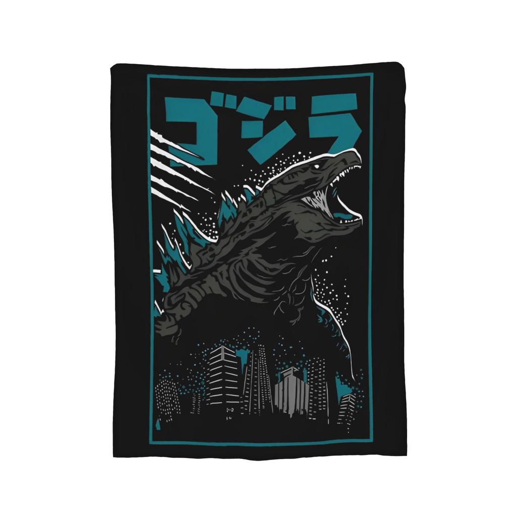 Movie Minus One Vintage Blankets Godzillaed Fleece Throw Blankets Summer Air Conditioning Portable Lightweight Bedspreads,