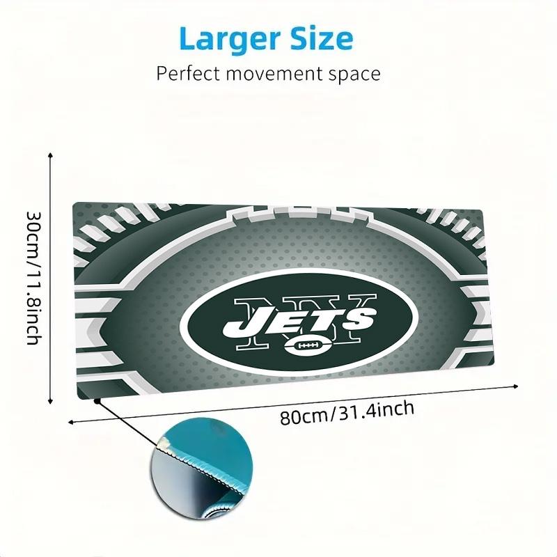 New york jets Color Mouse Pad Large Gaming Table Cushion Non-slip Laptop Tablet Big Mousepad XXL Mat Mini PC Playmat With Lock edge