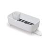 Ohe Smart Home II Dish Rack DX, White, Approx. 39.3cm H X 19.3cm W X 14cm D, Removable Dish Rack for Kitchen Sinks, Made In Japan