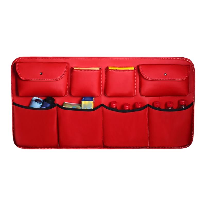 

PU Cloth Automotive Organizers Quick Installation Hanging Pocket Waterproof Fabric Storage Bag For Trip